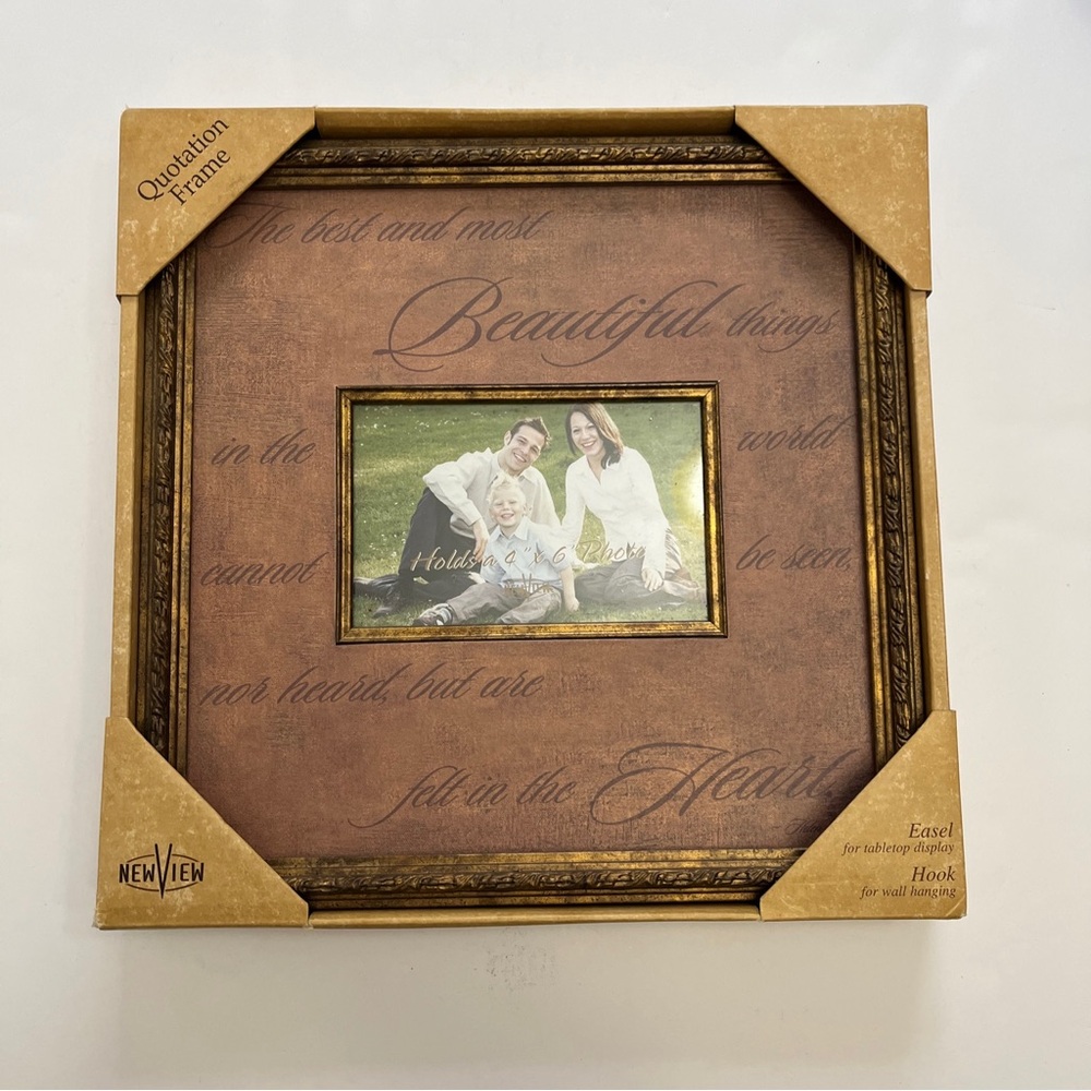 Picture Frame-Best and Most Beautiful Things in the World Quotation 4x6 Frame